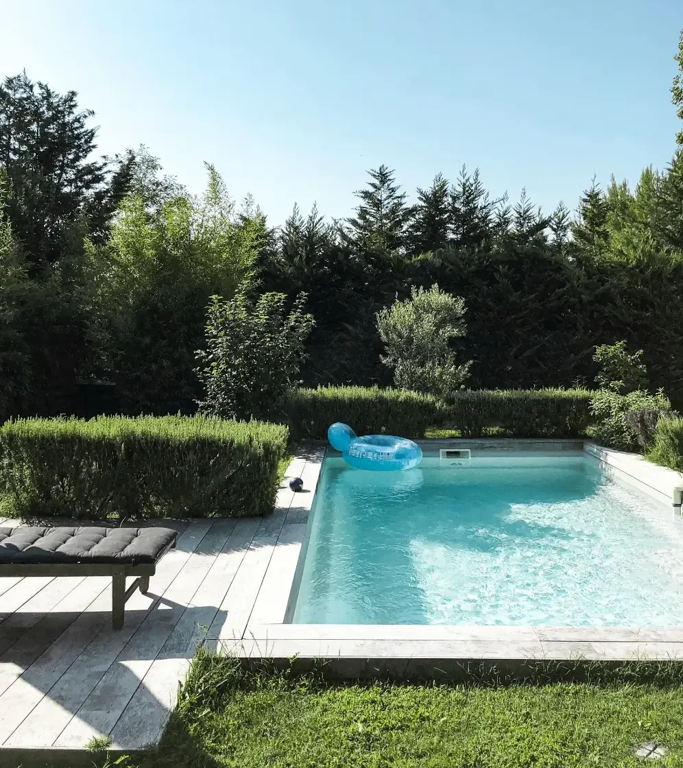 Pool Beside A Lounge Chair