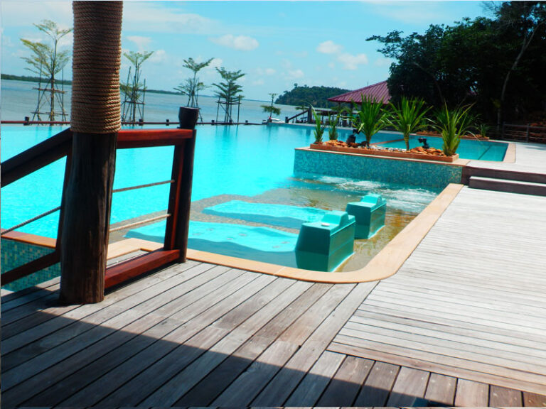 Modular infinity pool, Cambodia