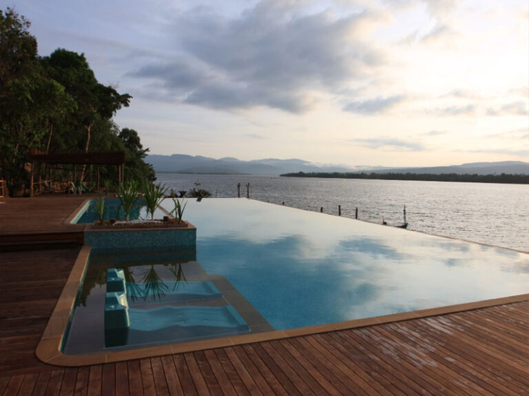 Modular infinity pool, Cambodia