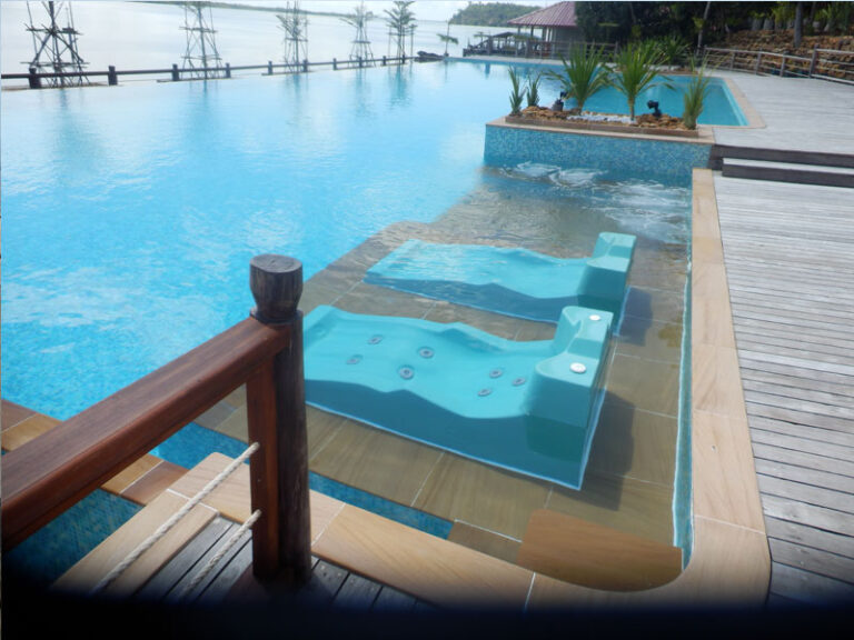 Modular infinity pool, Cambodia