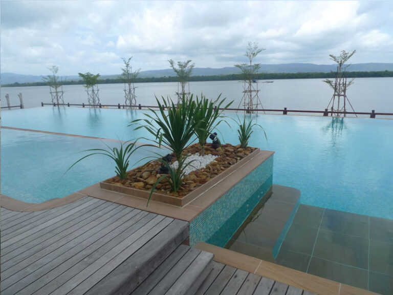 Modular infinity pool, Cambodia