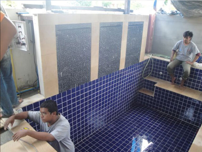 Garage pool, under construction