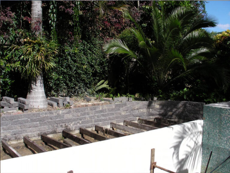 Modular pool upgrade, Gold Coast, under construction