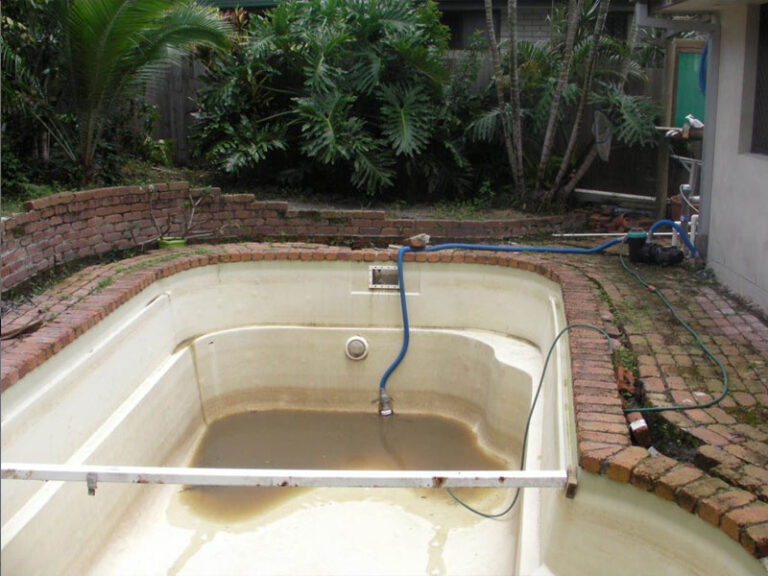 Modular pool upgrade, Gold Coast, under construction