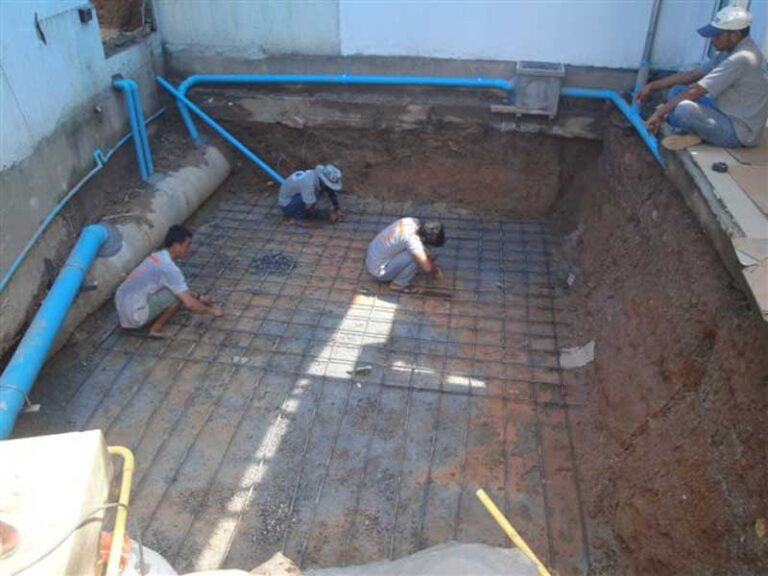 Plunge pool, Phuket, under construction