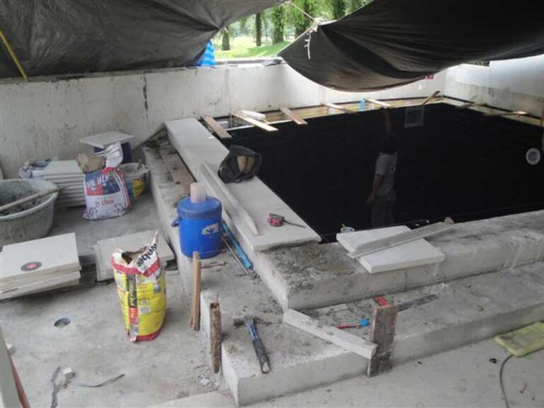 Plunge pool, Phuket, under construction