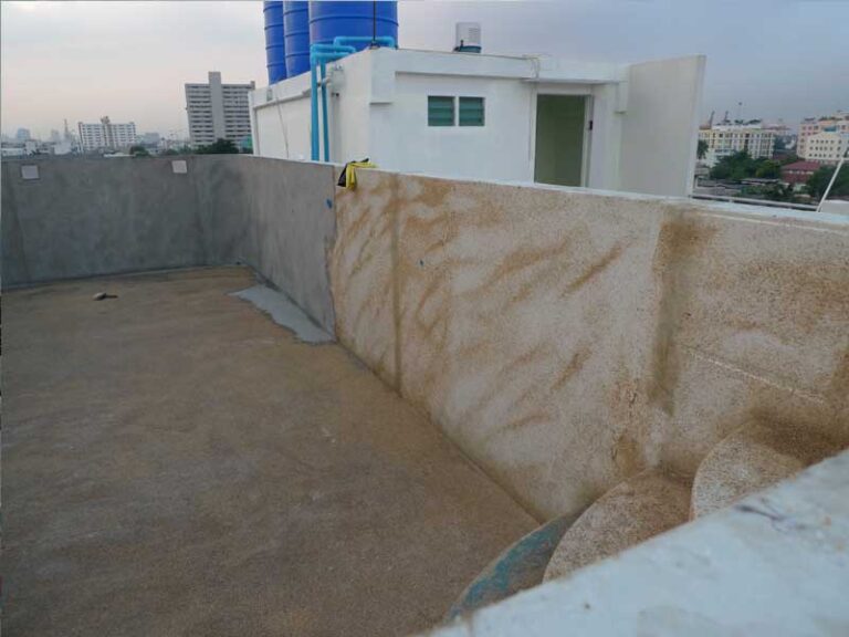 Rooftop pool, Bangkok, under construction