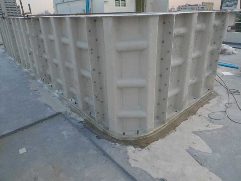 Rooftop pool, Bangkok, under construction